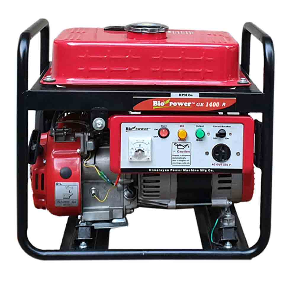 1.2 KVA Portable Generator, Petrol Run, GE-1400R, Recoil Start